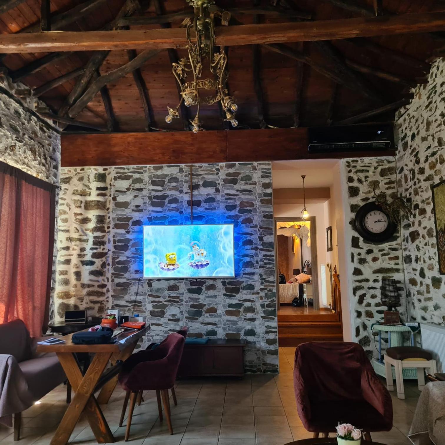 Stone Villa Inside Sea- Kids'Land Platanidia Ngoại thất bức ảnh