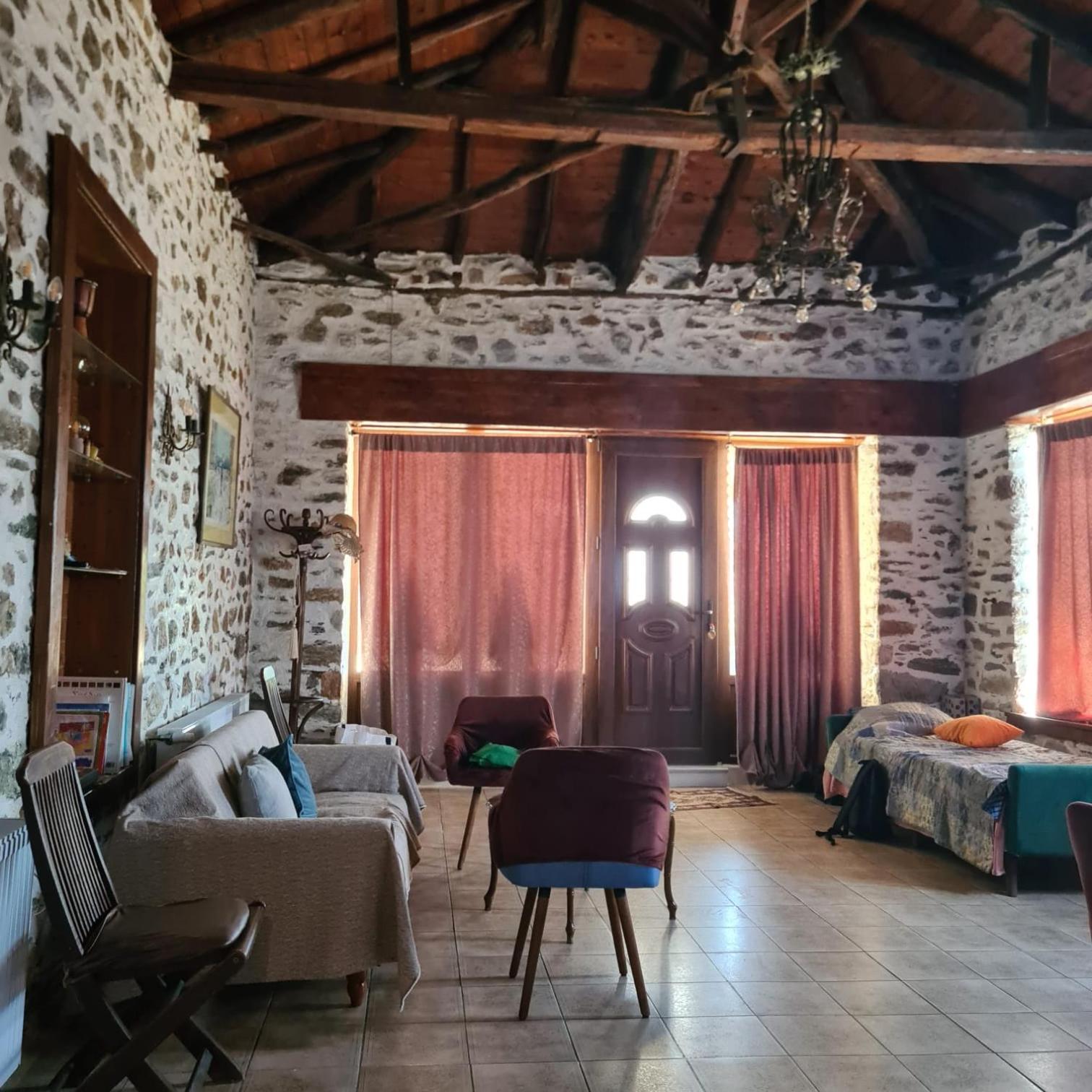 Stone Villa Inside Sea- Kids'Land Platanidia Ngoại thất bức ảnh
