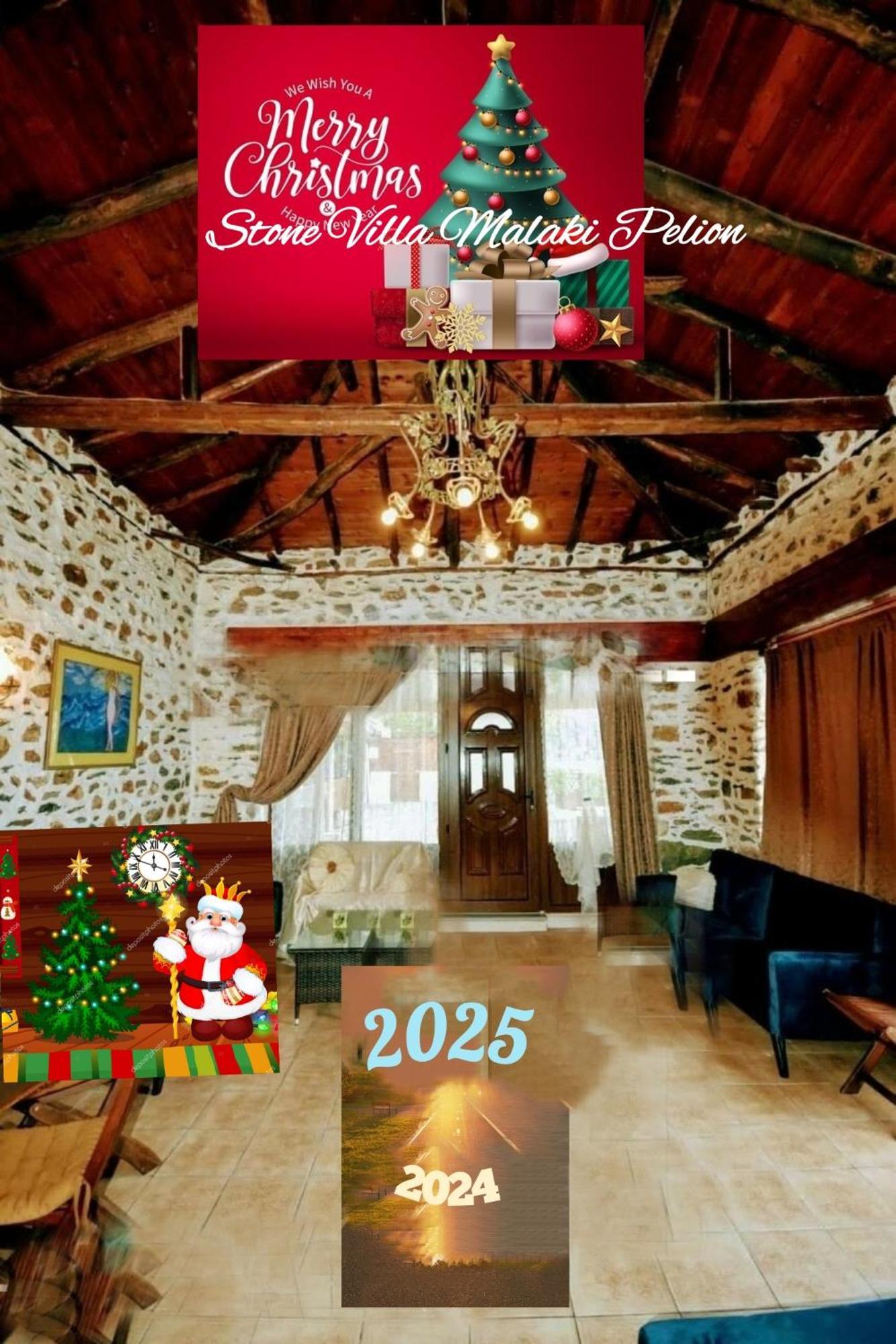Stone Villa Inside Sea- Kids'Land Platanidia Ngoại thất bức ảnh